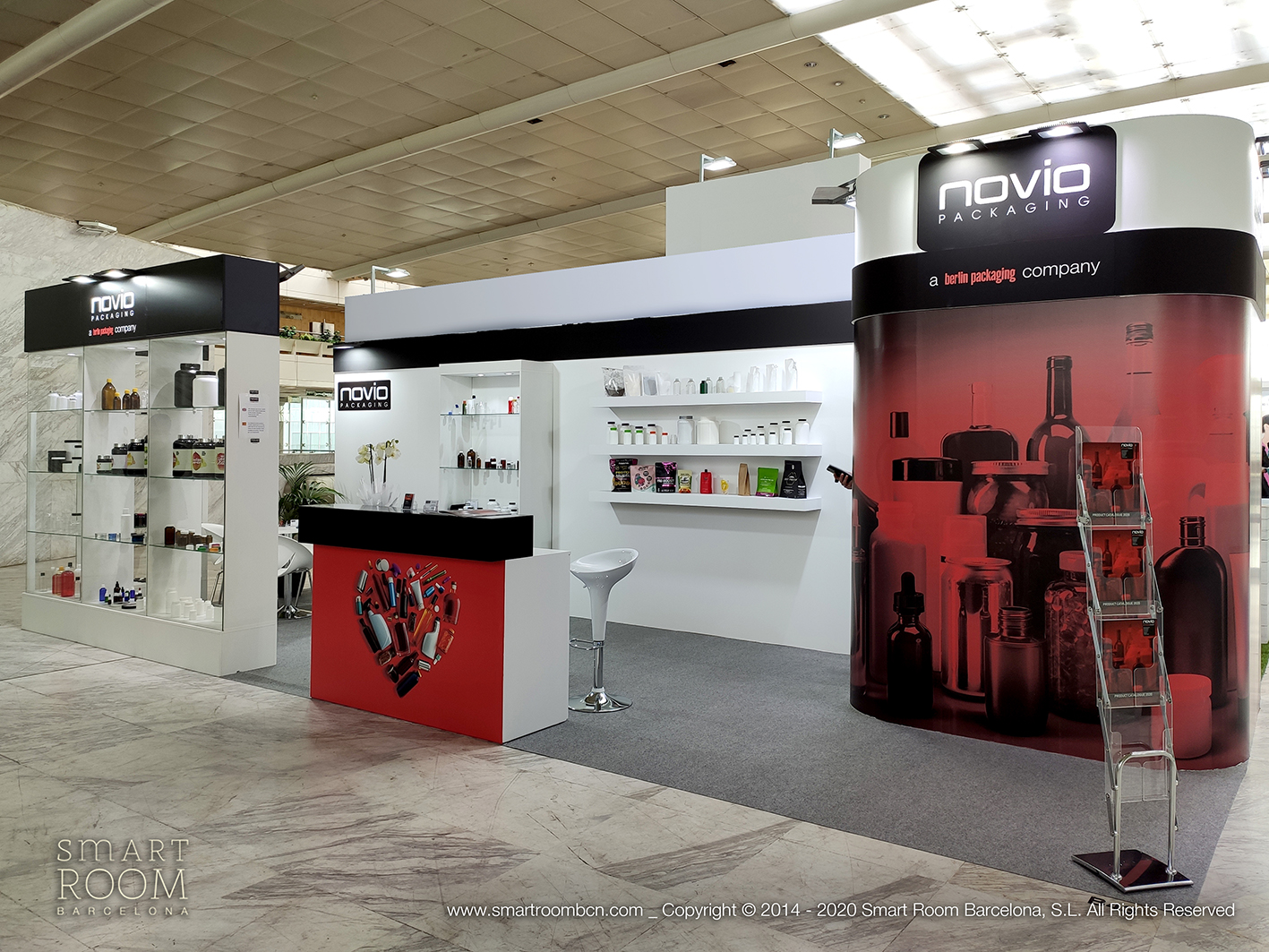 Stand for Novio Packaging at Nutraceuticals Europe