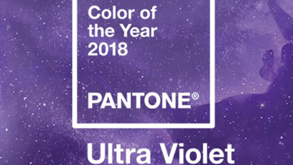 Pantone revela Ultraviolet como el color del año 2018