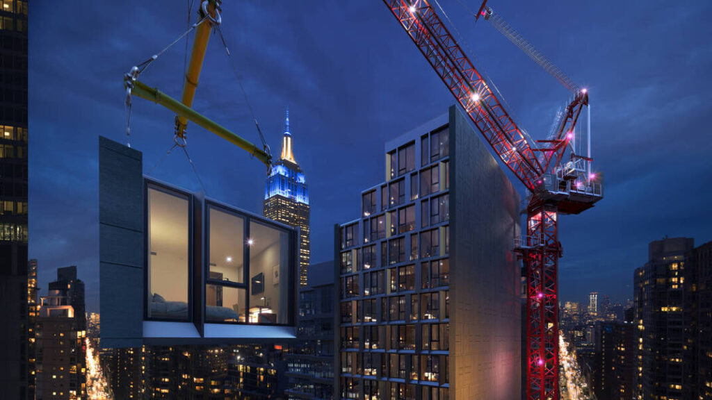 Arquitectura modular: hotel prefabricado en Nueva York